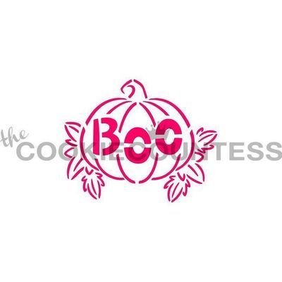 CC Pumpkin Boo Stencil
