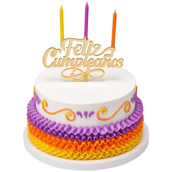 Feliz Cumpleaños Cake Topper
