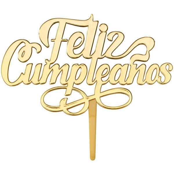 Feliz Cumpleaños Cake Topper