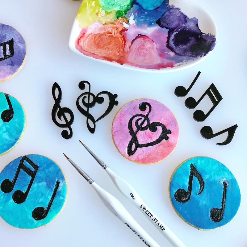 Sweet Stamp Music Note Elements