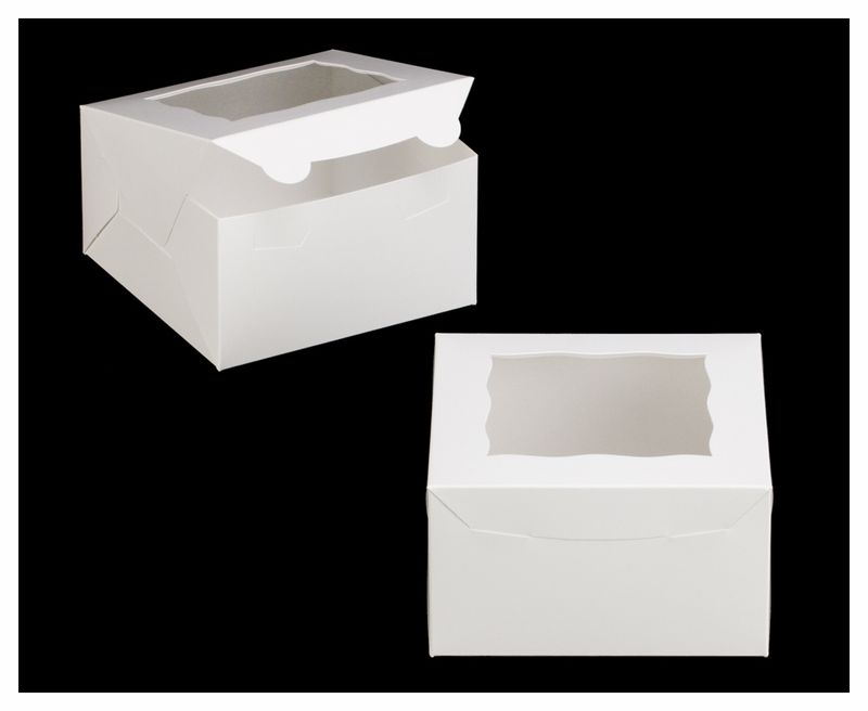 White Box w/ Window 7"x7"x4" White Box w/ Window 7"x7"x4"