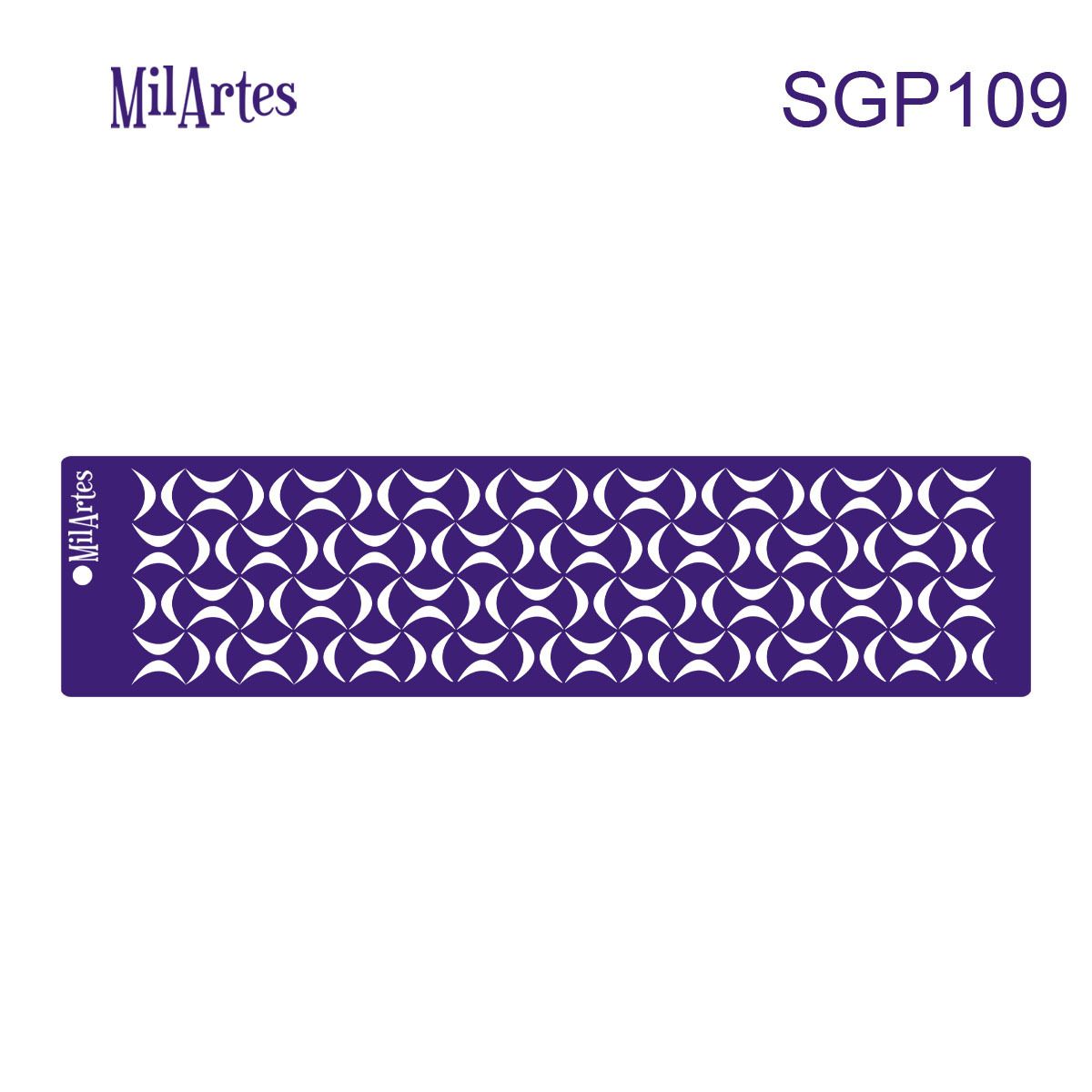 Mod Swirls Stencil