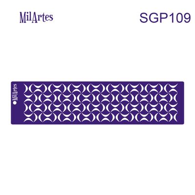 Mod Swirls Stencil