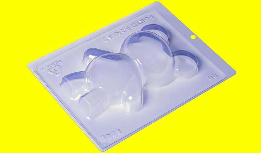 Teddy Bear 3-part Choco Mold (BUY ONE CHOOSE SECOND) SEND A NOTE WITH YOUR PREFERENCES