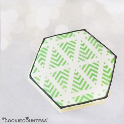 CC Chevron Trees Pattern Stencil