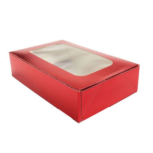 Metallic Foil Cookie Box (Select a Color)