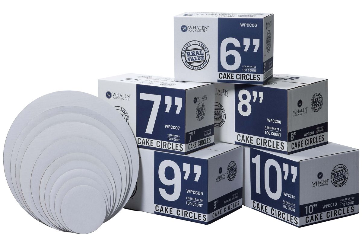 Whalen Coated Cake Circles Sizes 6&quot; - 14&quot;