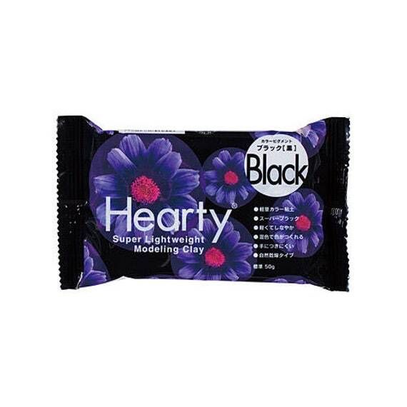 NL Hearty Air Dry Modeling Clay Black 50g