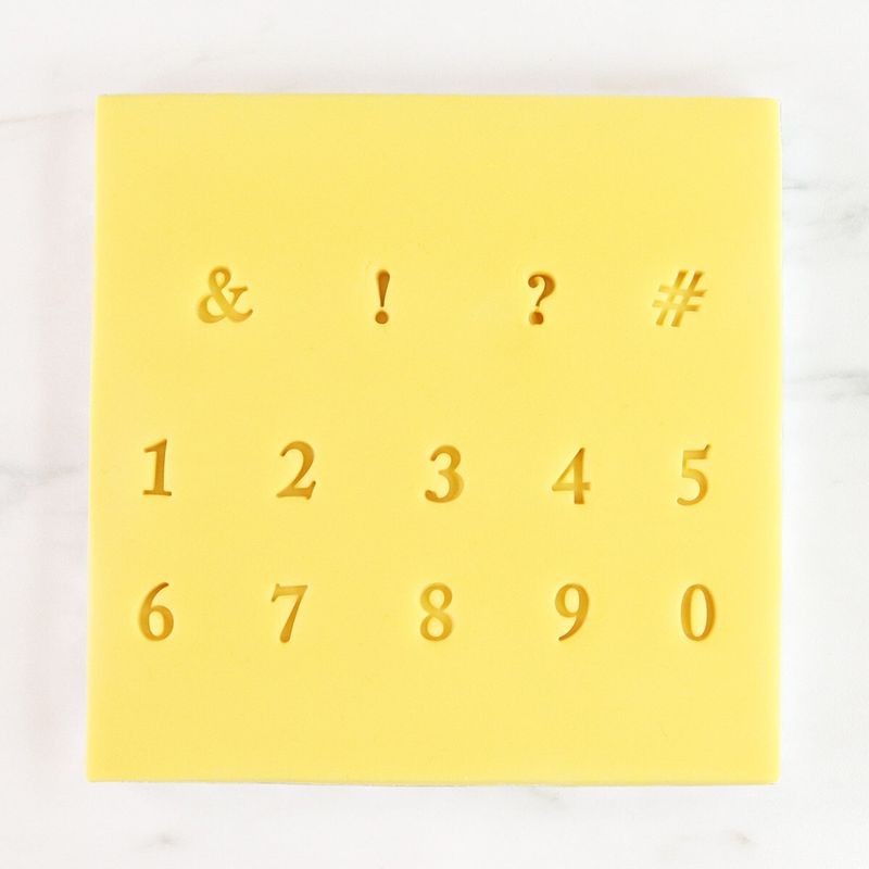 PME Fun Fonts Numeral And Special Stamping Set #2