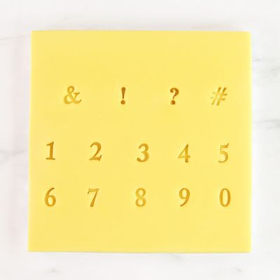PME Fun Fonts Numeral And Special Stamping Set #2