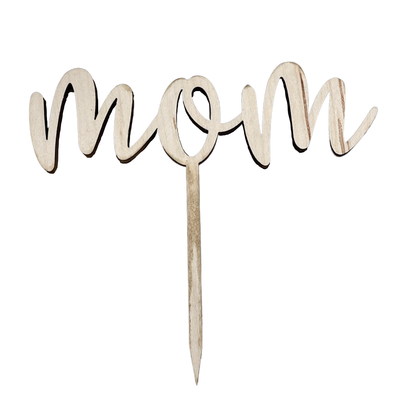 &quot;MOM&quot; Cake Topper