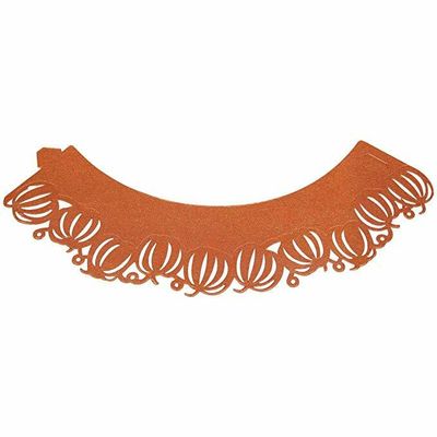 Orange Pumpkin Cupcake Wrapper