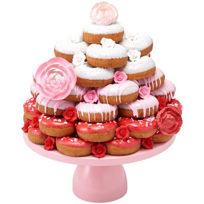 SugarSoft White Roses 1" Set/6