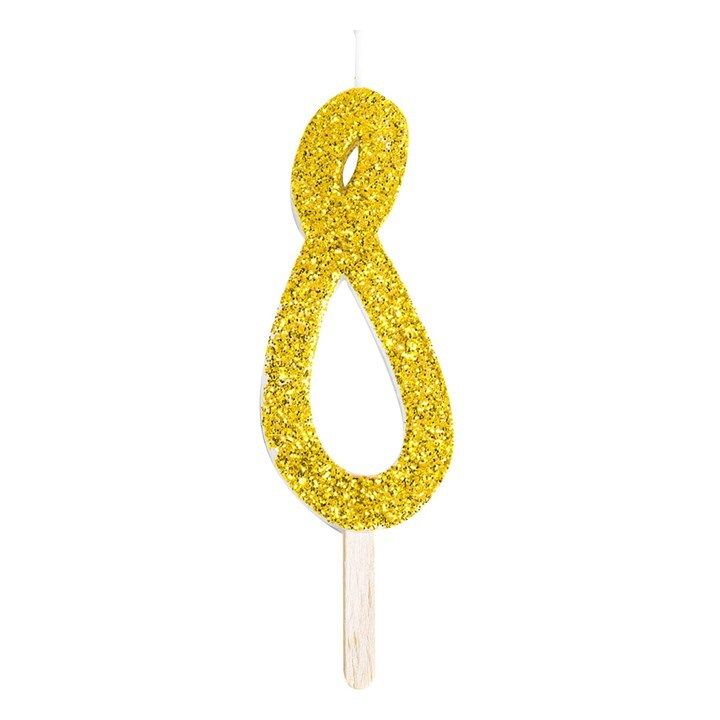 PME Number Candle #8