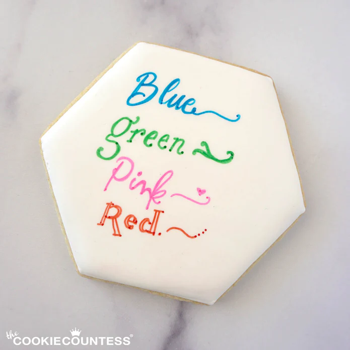 Food Markers Fine Tip - Set Of 4