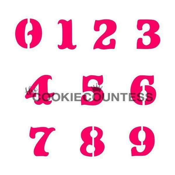 CC Numbers Stencil