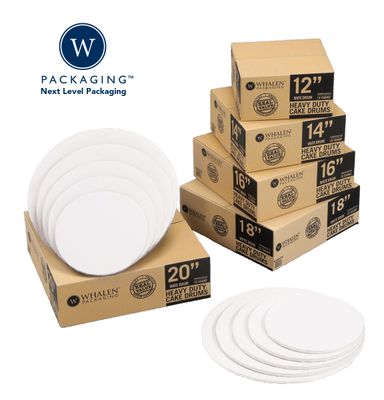 Round White Cake Drum Sizes 6" - 20" Round White Cake Drum Sizes 6" - 20"