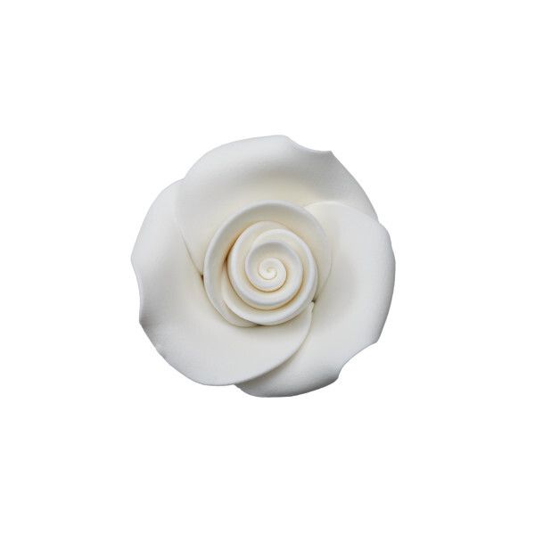 SugarSoft Roses White 2.5&quot; Individual