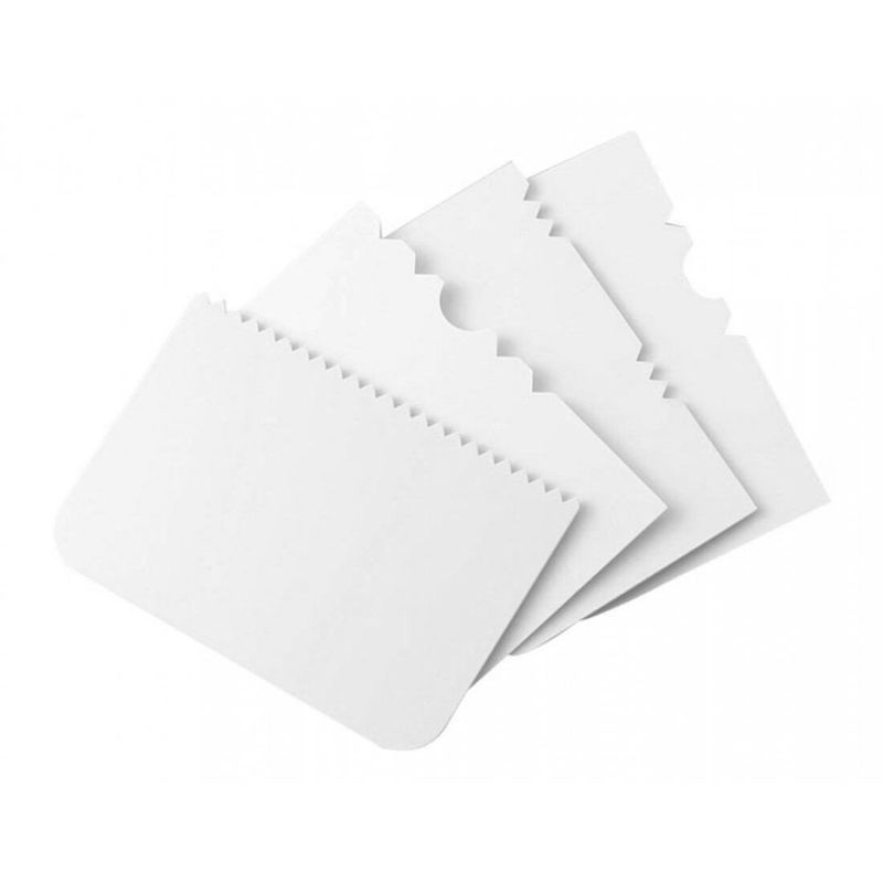 Patterned Edge Side Scrapers Set