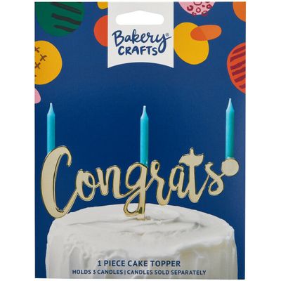 Congrats Gold Topper