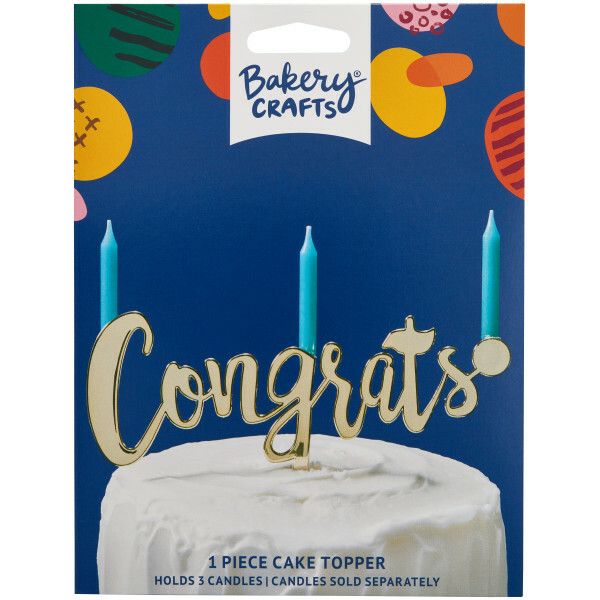 Congrats Gold Topper