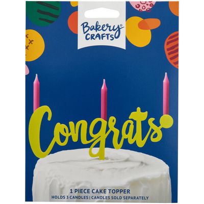Congrats Lime Topper