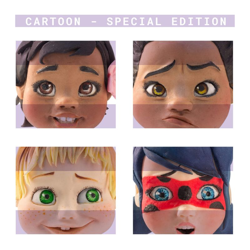 Easy Eyes Purple Cartoon