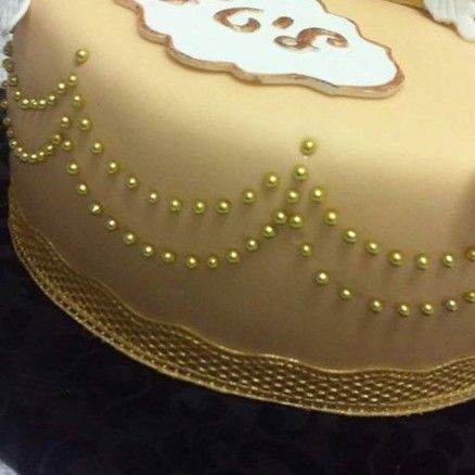 Cake Stamp by Etty Dvash Curtain Dot Surface Mat