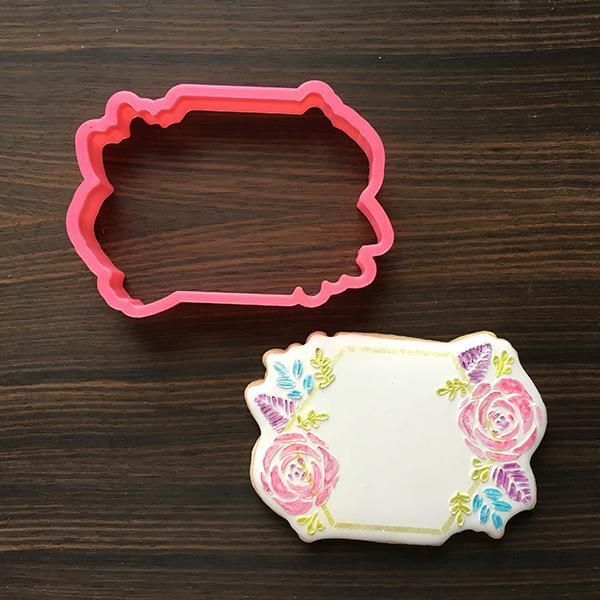 CC Hexagon With Flowers Cookie Cutter