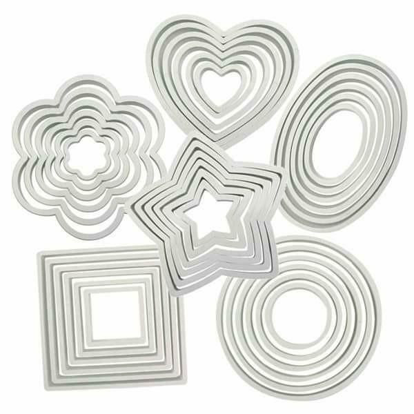 PME 6 Piece Shape Set