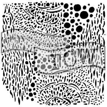 Mini Sea Bubbles Stencil