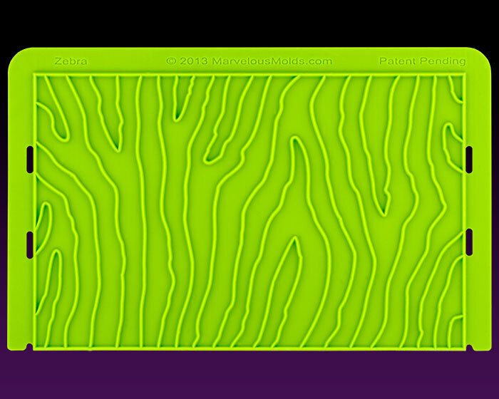 Marvelous Molds Zebra Pattern Onlay