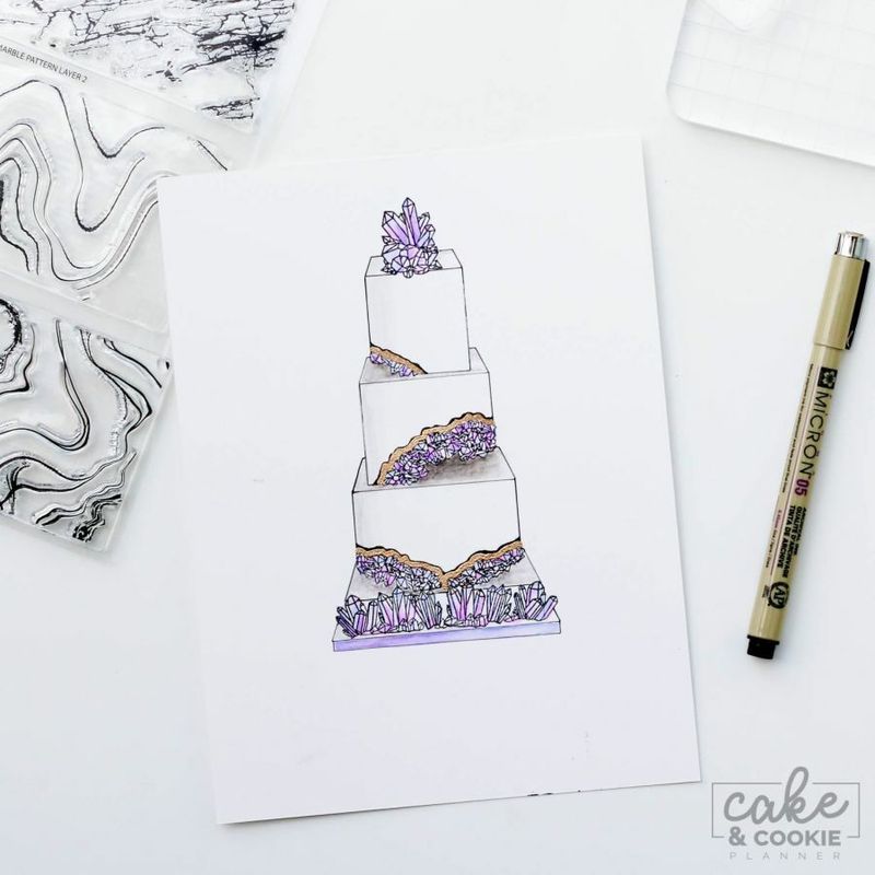 Geodes, Minerals, &amp; Marble Cake Stamps