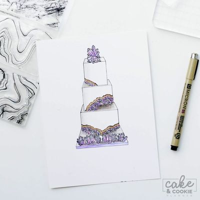 Geodes, Minerals, &amp; Marble Cake Stamps