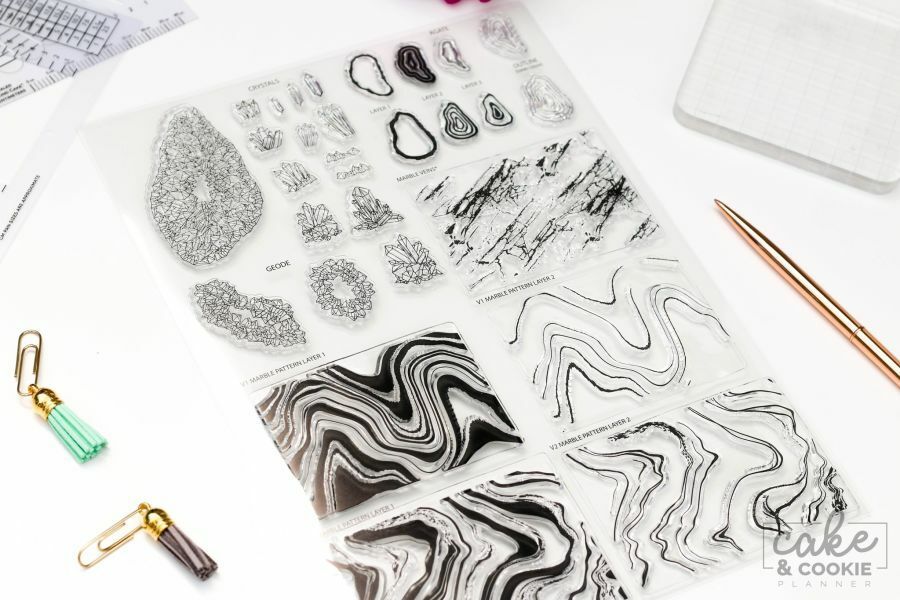 Geodes, Minerals, &amp; Marble Cake Stamps