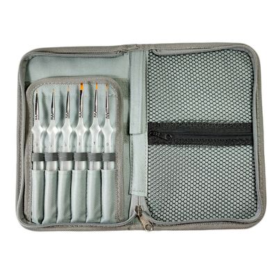 Artists Fine Detail Brush Set With Case 6 Brushes