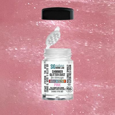 NFD Shimmer Glitter For Drinks Pink