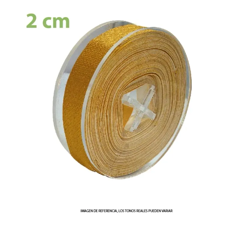 Edible Ribbon Pearl Copper 2CM - 9yds