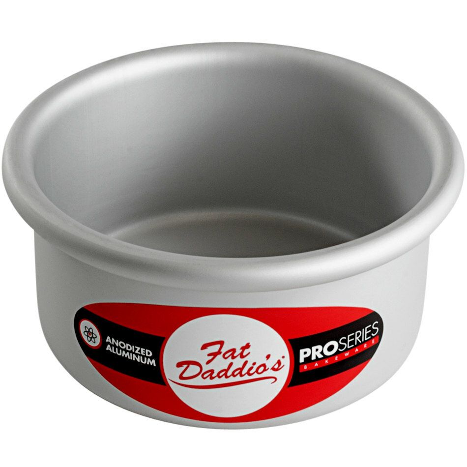 Fat Daddio&#39;s Round Cake Pans 2&quot; Depth, Select Your Size: 4&quot; x 2&quot;