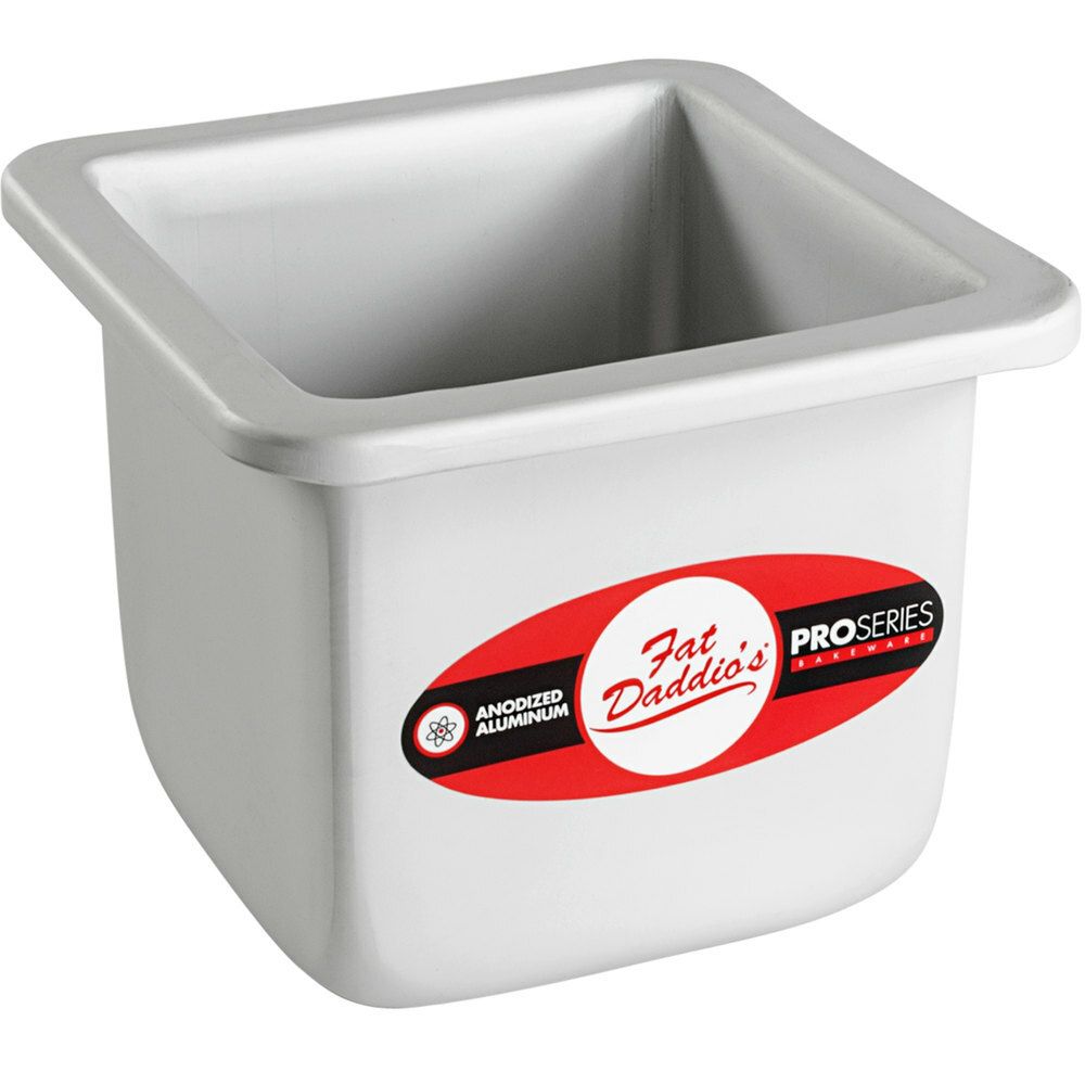 Fat Daddio&#39;s Square Cake Pans 4&quot; Depth, Select Your Pan: 4&quot;x4&quot;x4&quot;