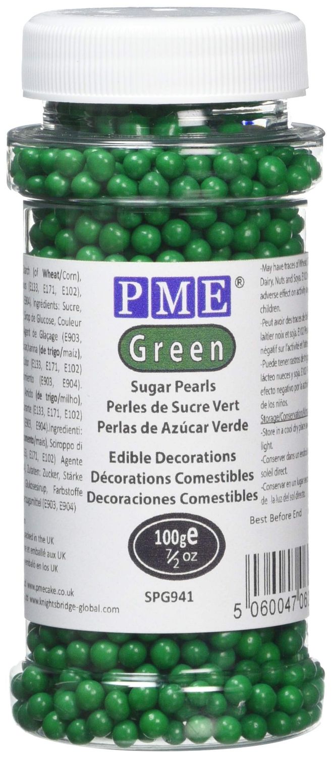 PME Green Sugar Pearls