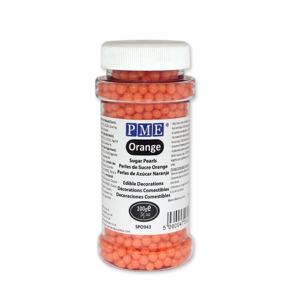 PME Orange Sugar Pearls