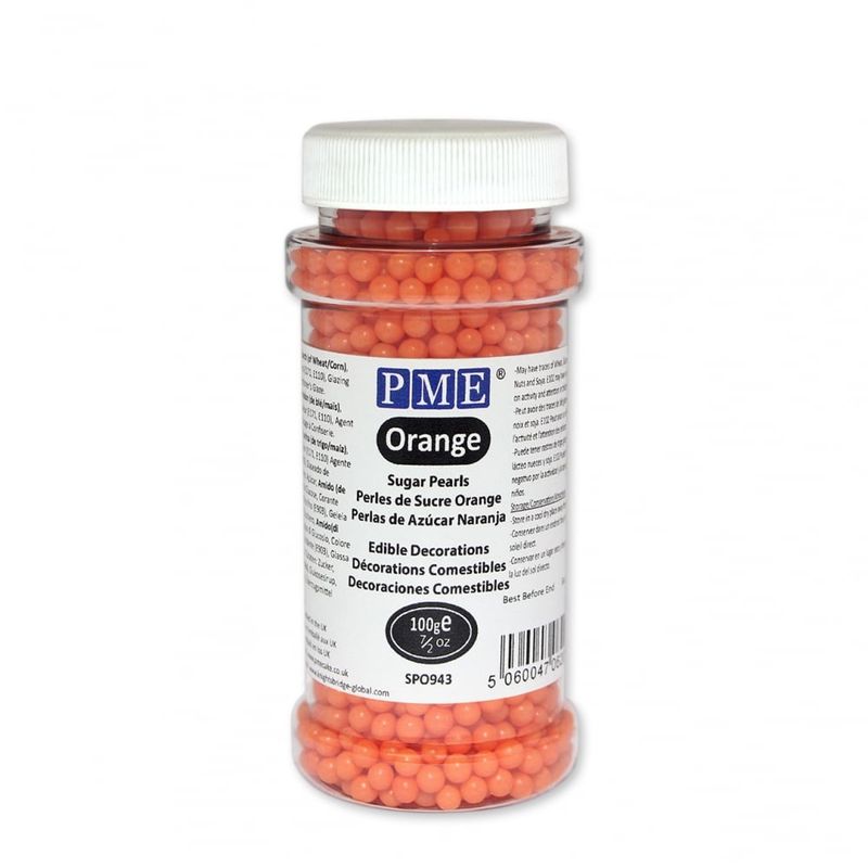 PME Orange Sugar Pearls