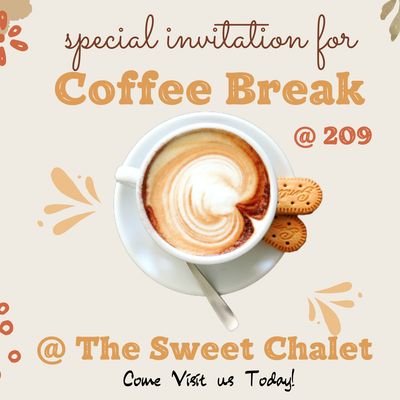 COFFEE Break at TSCS on WED-THU-FRI