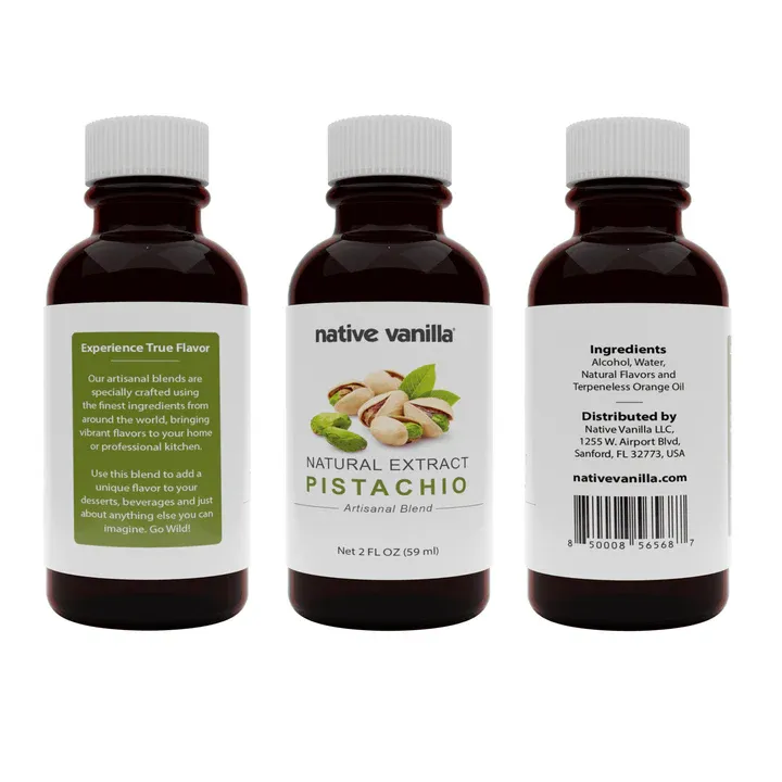 PISTACHIO Natural Extract Artisanal Blend 4 fl oz by NV