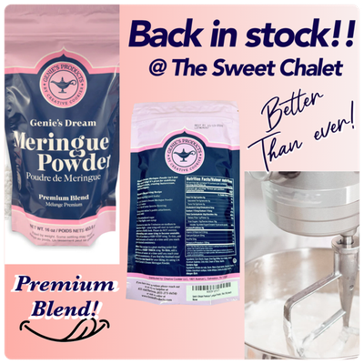 Genie's Dream Meringue Powder 16oz NEW Packaging!