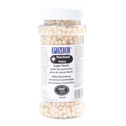PME Pearlized Ivory Sugar Pearls