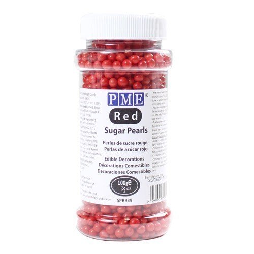 PME Red Sugar Pearls