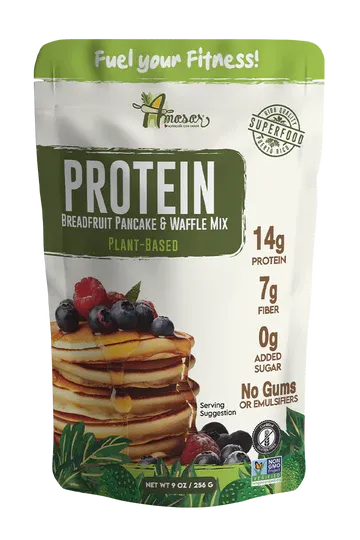 High-Protein Breadfruit Pancake &amp; Waffle Mix – Gluten-Free, Plant-Based, 9 oz