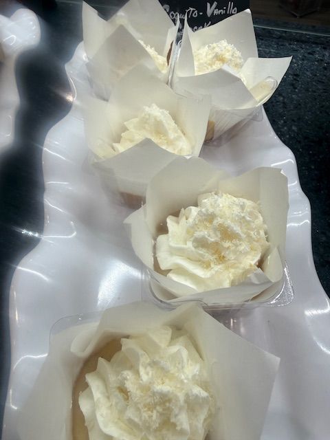 Blueberry/Lemon Vanilla Muffins, RED VELVET-Caramel cupcake with DUlce de Leche topping. and more; Next week BIG SALE!! Join us and get your treats too!! June 15-20th, 2025 at Sanford Location.